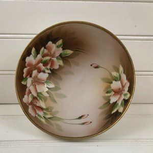 CLEARANCE Morimura Nippon Hand Painted 3 Foot Porcelain Bowl VTG Japanese China